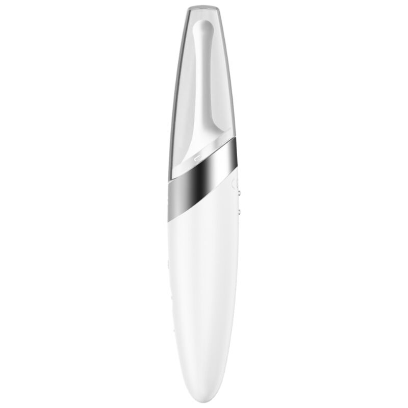 SATISFYER - VIBRATEUR POINTE DE CLIT TWIRLING DELIGHT BLANC – Image 2