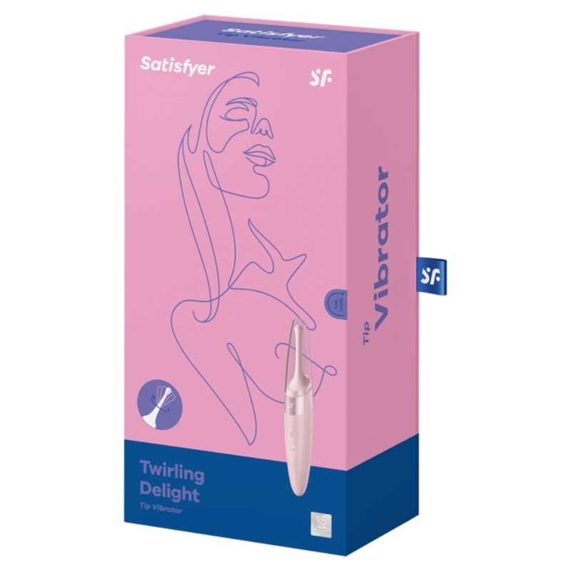 SATISFYER - VIBRATEUR POINTE DE CLIT TWIRLING DELIGHT ROSE – Image 3