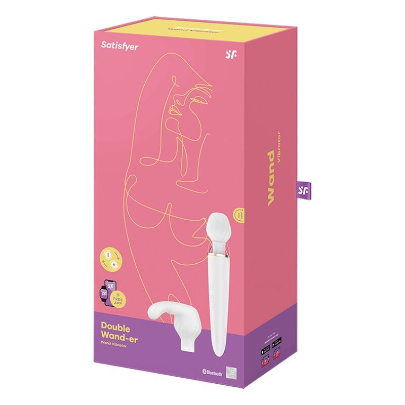 SATISFYER - APPLICATION DOUBLE WANDER BLANCHE – Image 5
