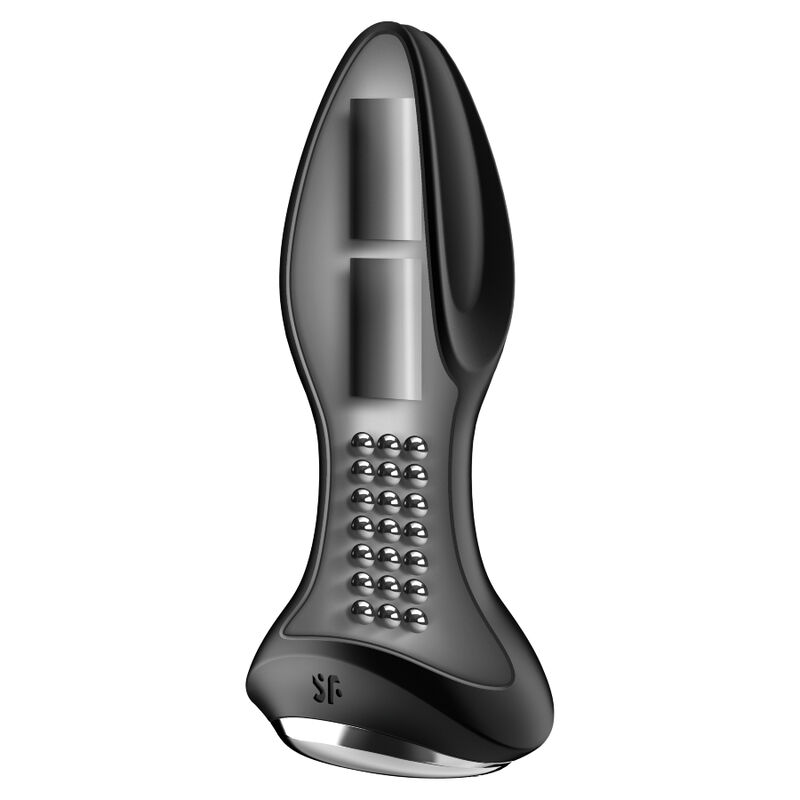 SATISFYER - ROTATOR PLUG 2+ PLUG VIBRADOR APP NEGRO – Image 2