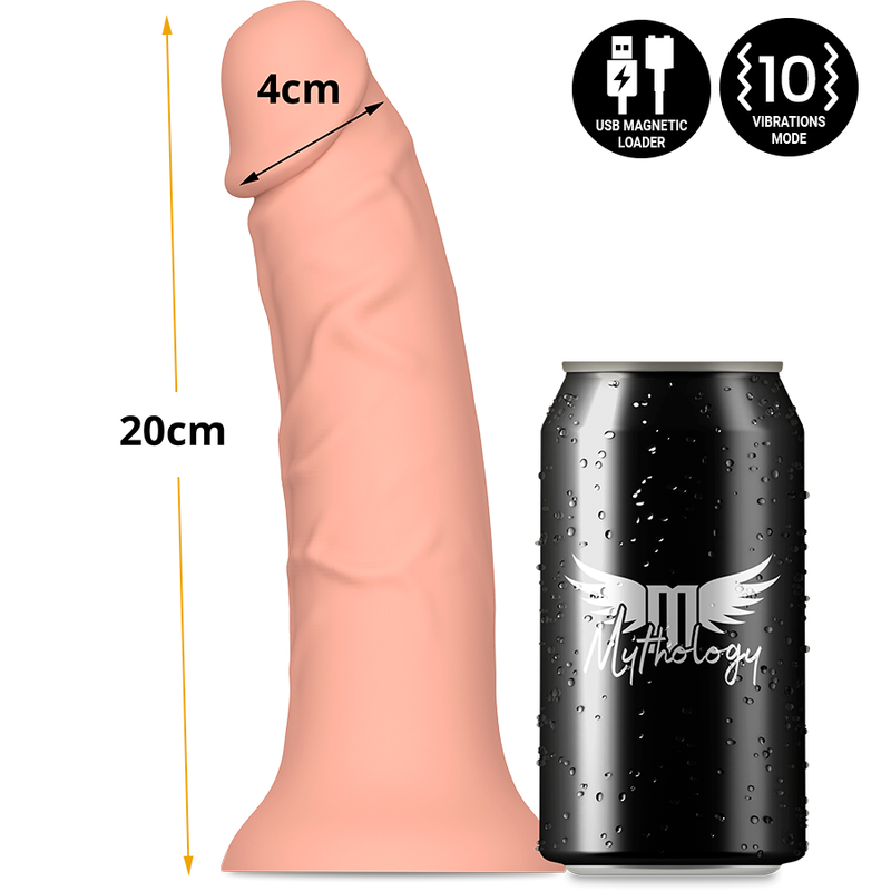 MYTHOLOGY - ASHER ORIGINAL DILDO M - VIBRATEUR COMPATIBLE AVEC LA TECHNOLOGIE SANS FIL WATCHME – Image 5