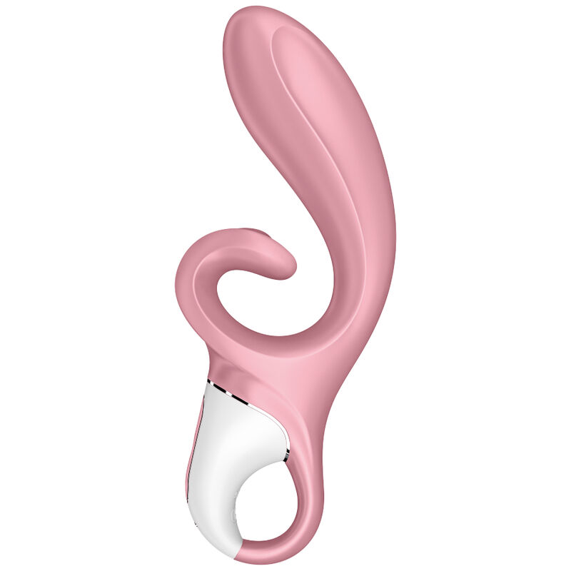 SATISFYER - HUG ME VIBRADOR RABBIT APP AZUL – Image 2