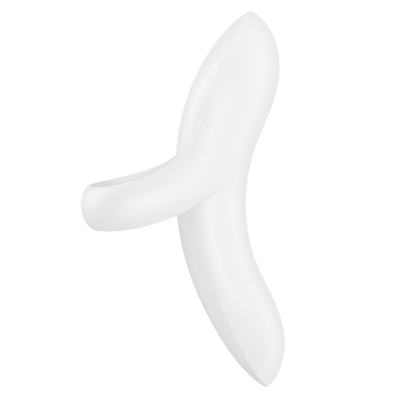 SATISFYER - BOLD LOVER DEDAL VIBRADOR BLANCO – Image 2