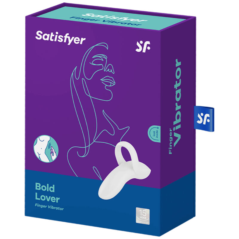 SATISFYER - BOLD LOVER DEDAL VIBRADOR BLANCO – Image 4