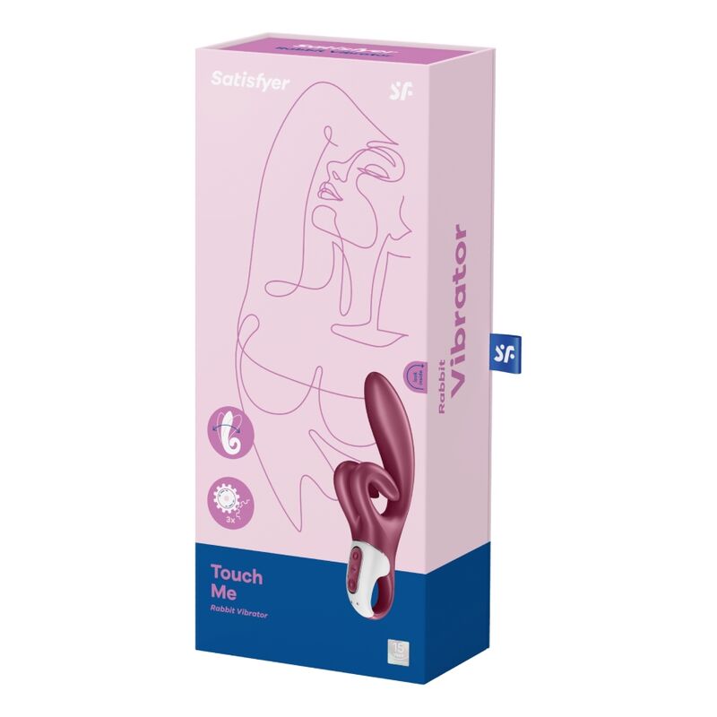 SATISFYER - VIBRATION DE LAPIN TOUCH ME ROUGE – Image 5