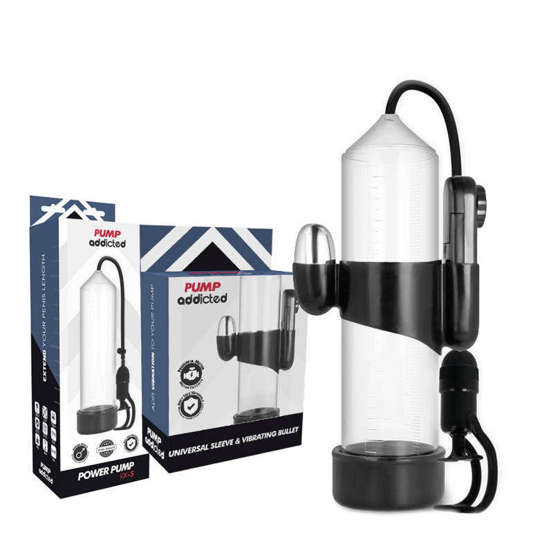 PUMP ADDICTED - VIBRATEUR TRANSPARENT RX5 – Image 2