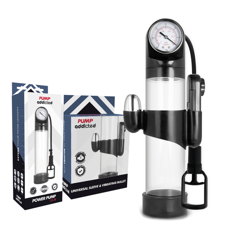 PUMP ADDICTED - VIBRATEUR TRANSPARENT RX9 – Image 2