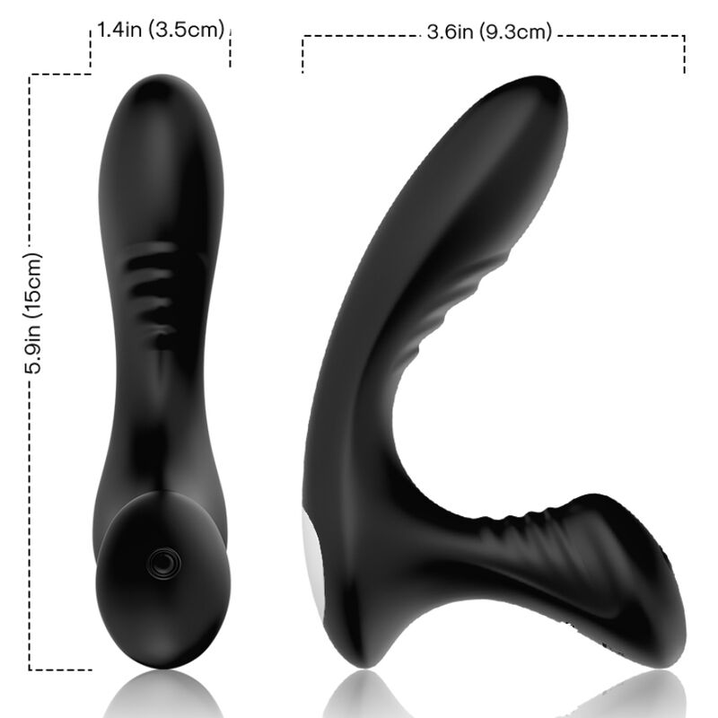 ARMONY - STORM VIBRATEUR ANAL PROSTATE PLUG TÉLÉCOMMANDE NOIR – Image 2