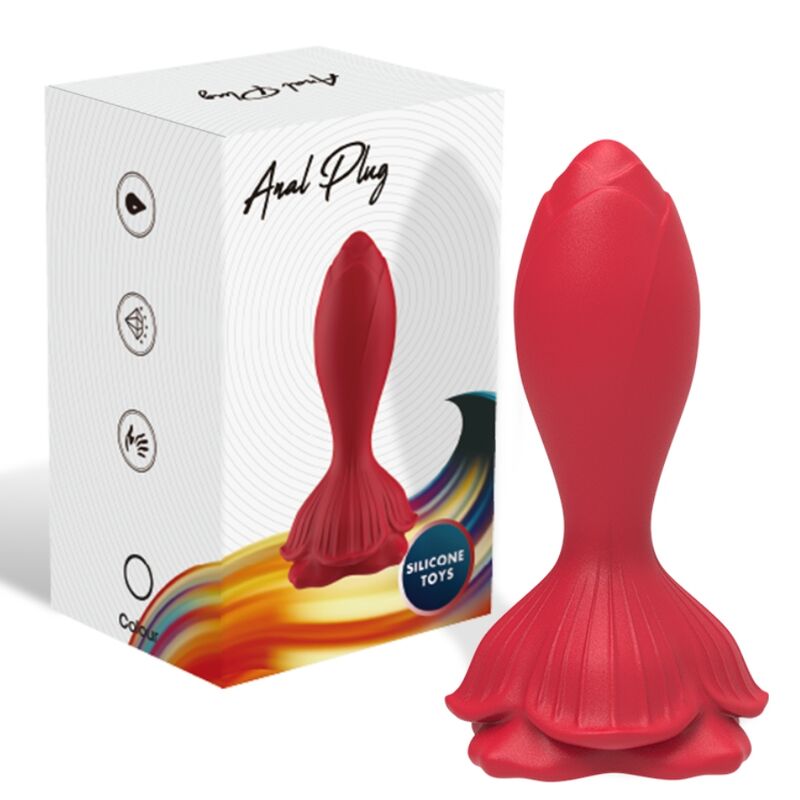 ARMONY - VIBRATEUR ROSE PLUG ANAL PETITE TÉLÉCOMMANDE ROUGE – Image 5