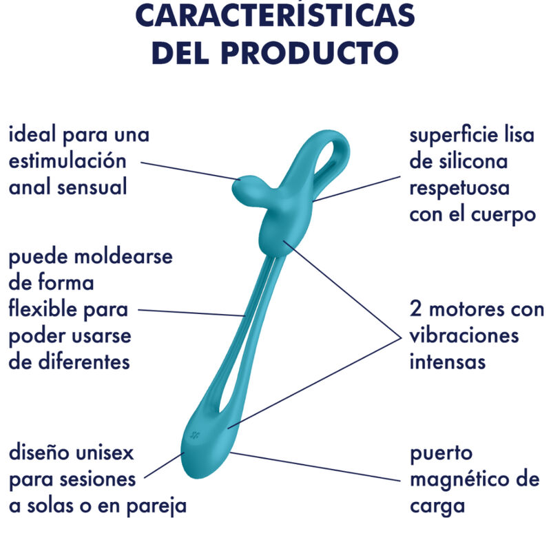 SATISFYER - PLUG PLAY 1 MULTIVIBRATEUR FLEXIBLE – Image 5