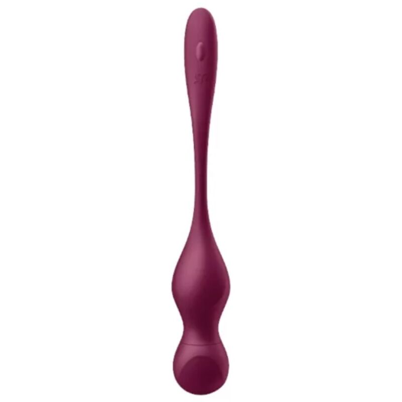 SATISFYER - LOVE BIRDS VARY BALLES VIBRANTES APPLICATION GRATUITE VIN ROUGE – Image 2