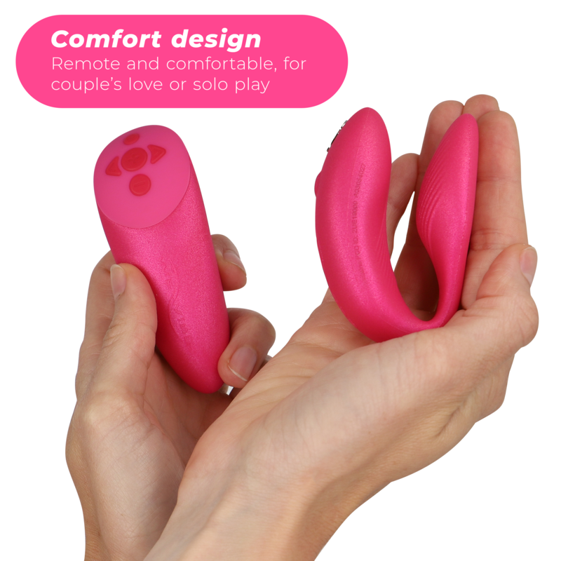 WE-VIBE - VIBRATEUR CHORUS POUR COUPLES AVEC COMMANDE DE SQUEEZE ROSE – Image 3