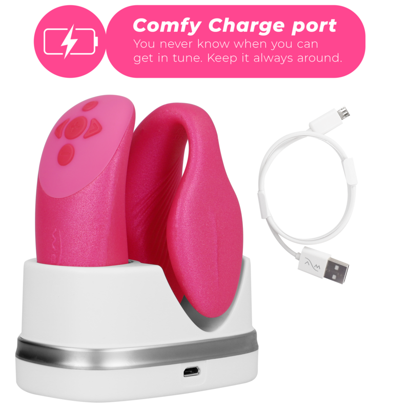 WE-VIBE - VIBRATEUR CHORUS POUR COUPLES AVEC COMMANDE DE SQUEEZE ROSE – Image 5
