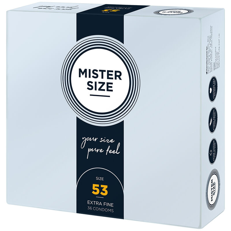 MISTER SIZE - PRÉSERVATIF TAILLE M 53 MM (36 UNITÉS) – Image 2