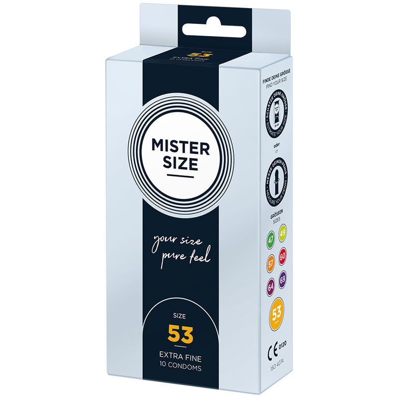 MISTER SIZE - PRÉSERVATIF TAILLE M 53 MM (10 UNITÉS) – Image 2