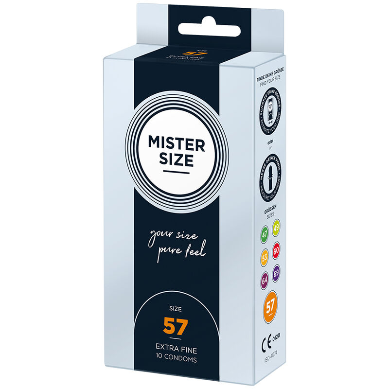 MISTER SIZE - PRÉSERVATIF TAILLE L 57 MM (10 UNITÉS) – Image 2
