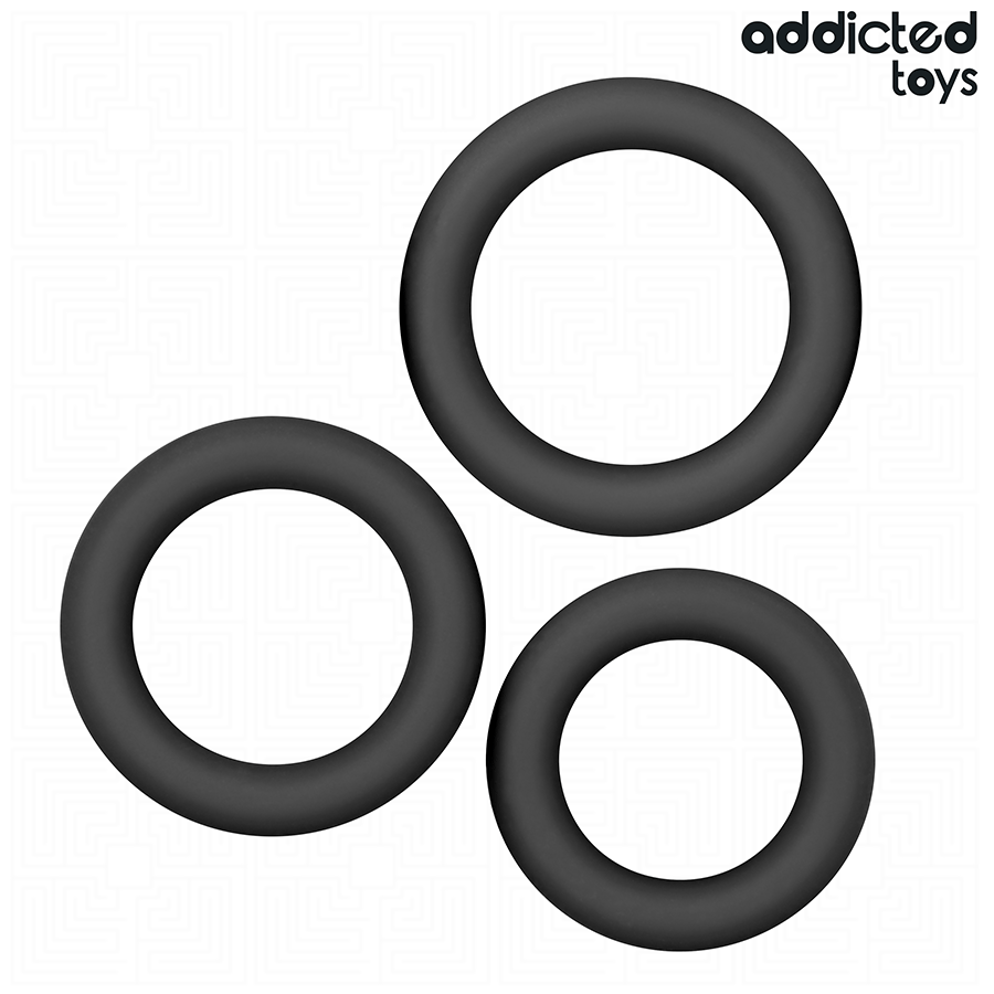 ADDICTED TOYS - LOT DE ANNEAUX EN SILICONE MODÈLE 1 – Image 5