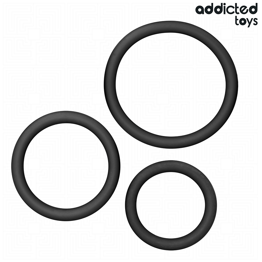 ADDICTED TOYS - LOT DE ANNEAUX EN SILICONE MODÈLE 2 – Image 5