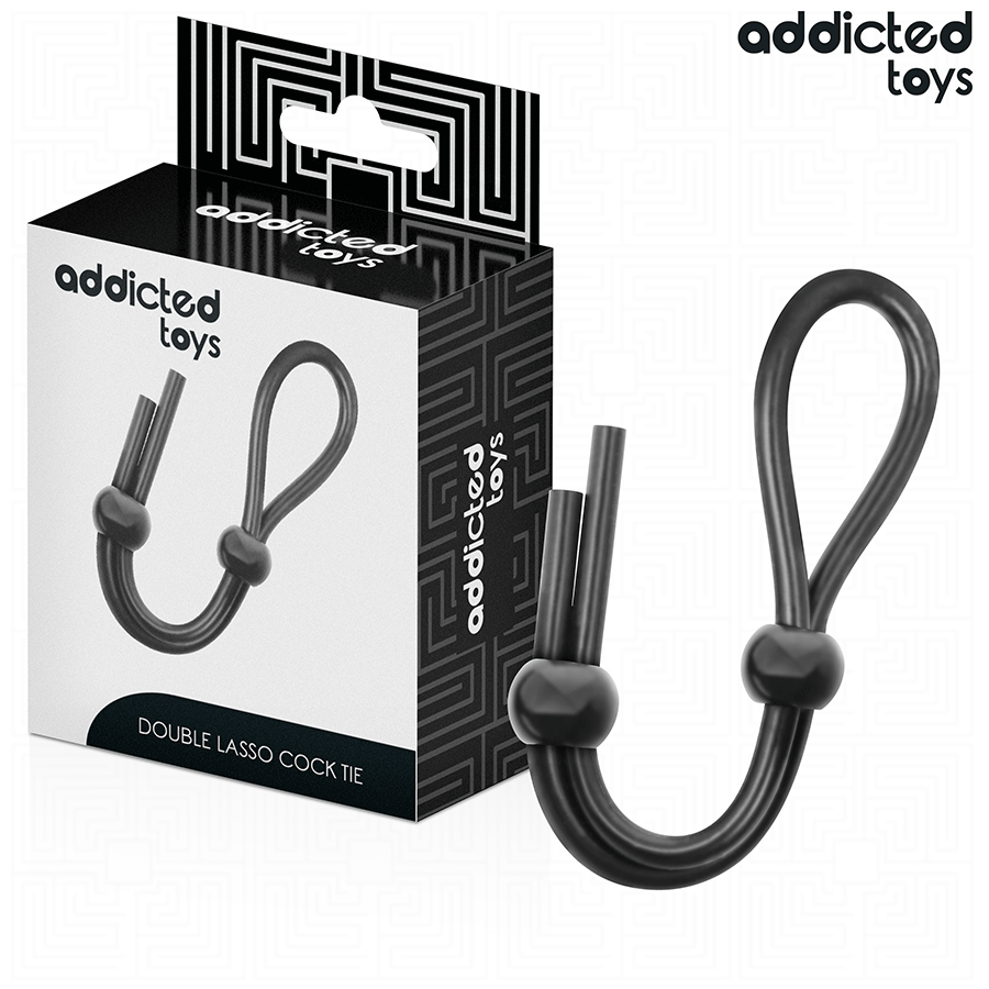 ADDICTED TOYS - CORDE EN SILICONE POUR LE PÉNIS À DOUBLE BOUCLE