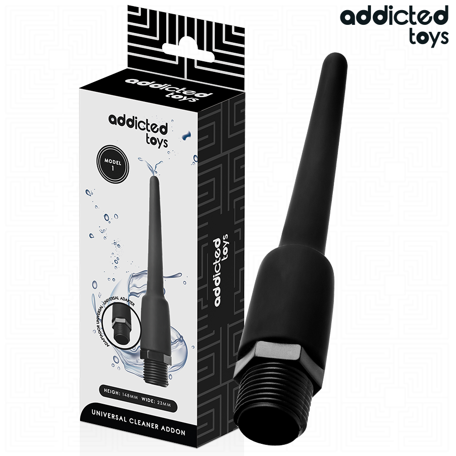 ADDICTED TOYS - NETTOYANT ANAL AVEC ADAPTATEUR UNIVERSEL MODÈLE 1