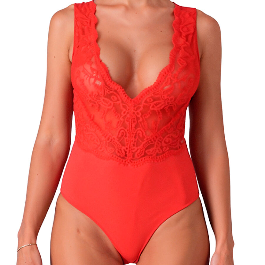 PASSION - BODY EVALIE ROUGE L/XL – Image 2