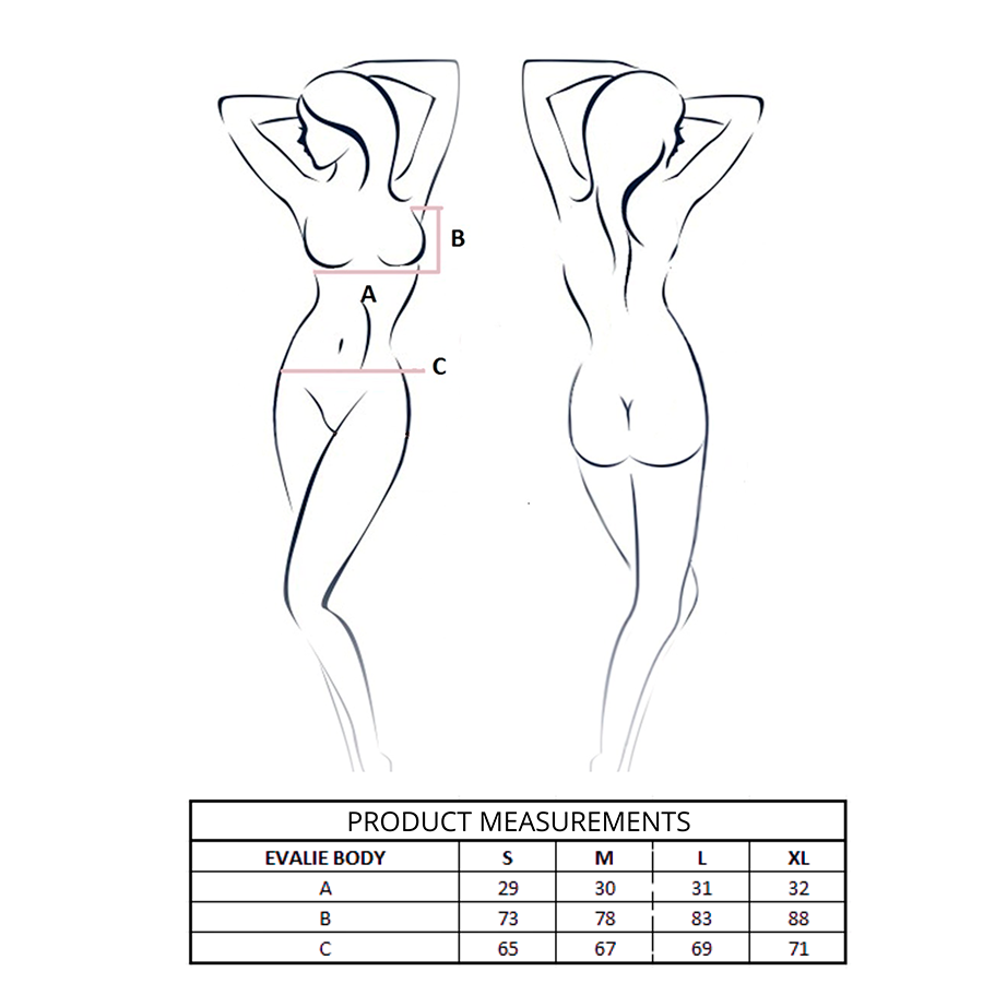 PASSION - BODY EVALIE BLANC S/M – Image 4