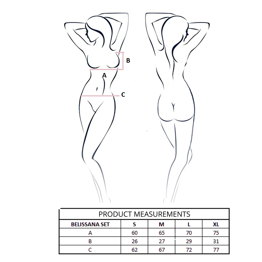 PASSION - ENSEMBLE SOUTIEN-GORGE + STRING BELISSANA BORDEAUX L/XL – Image 4