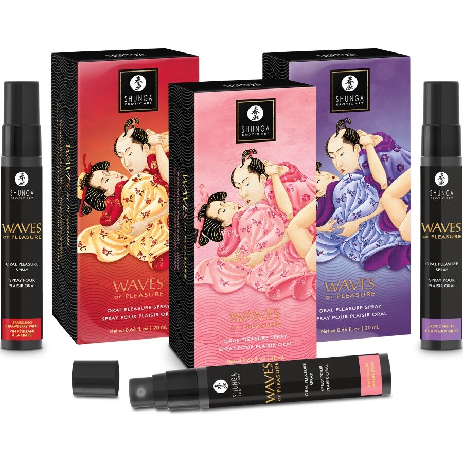 SHUNGA - WAVES PLEASURE SPRAY ORAL SEDUCTIVE PASTÈQUE 20 ML – Image 5