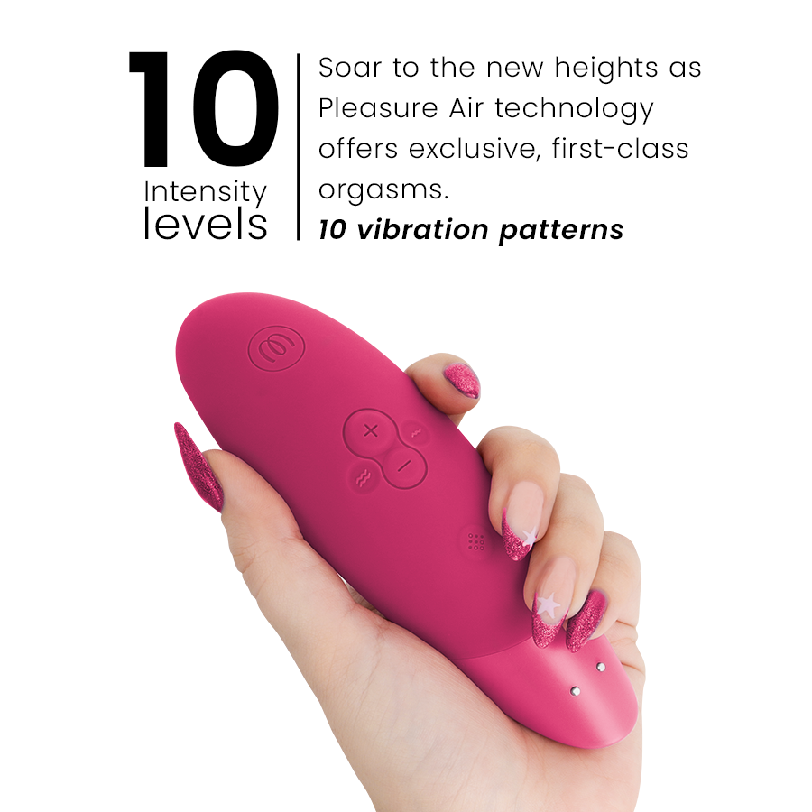 WOMANIZER - STIMULATEUR CLITORIAL AMÉLIORANT ROSE VIBRANT – Image 5