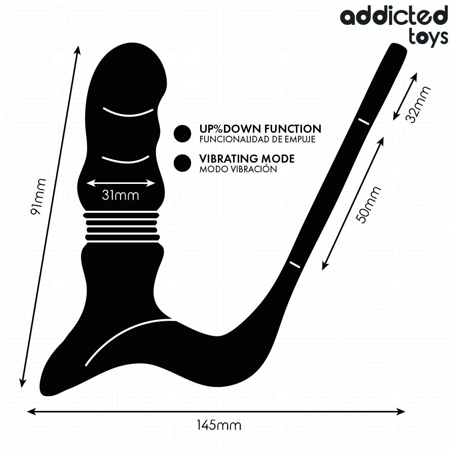 ADDICTED TOYS - ANNEAU PROSTATIQUE UPDOWN – Image 5