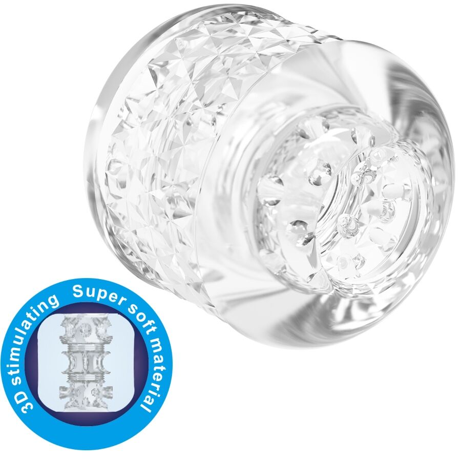 PRETTY LOVE - CRYSTLE MASTURBATEUR À DOUBLE ENTRÉE – Image 5