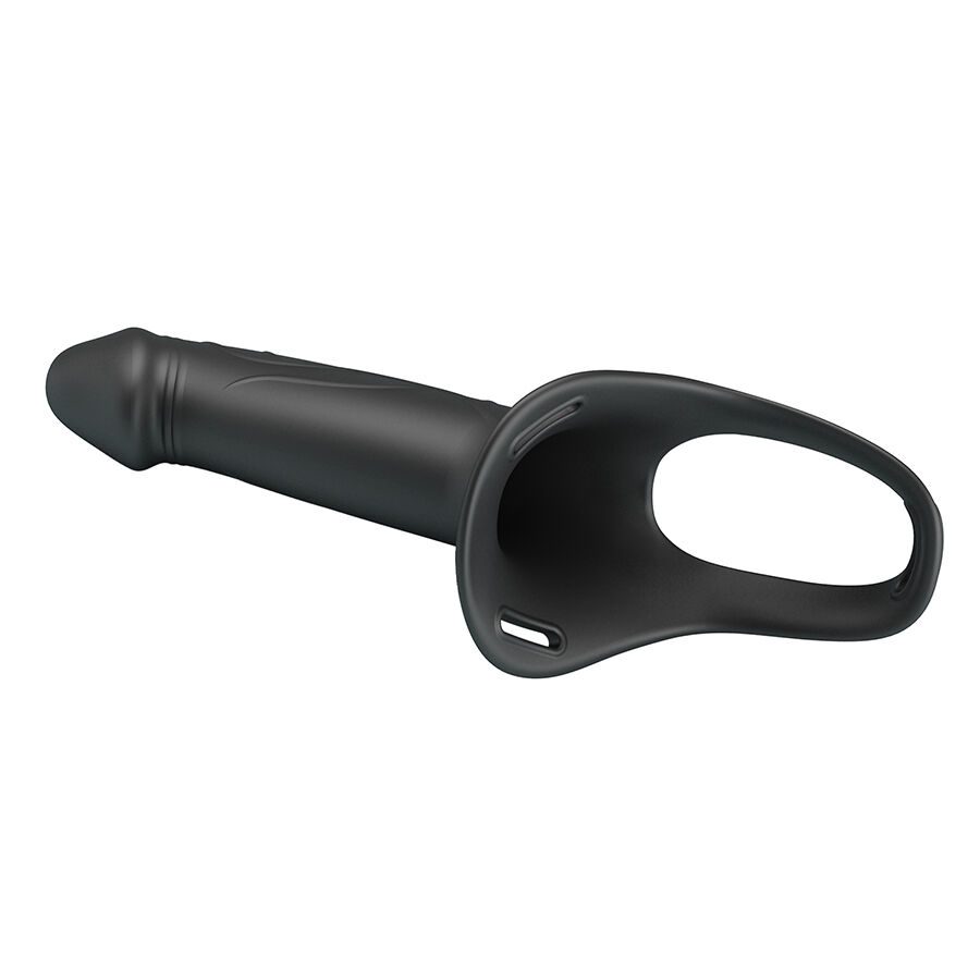 PRETTY LOVE - LANDON BLACK STRAP-ON VIBRANT – Image 5