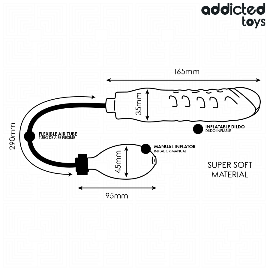 ADDICTED TOYS - DILDO INFLABLE MODELO 1 – Image 4