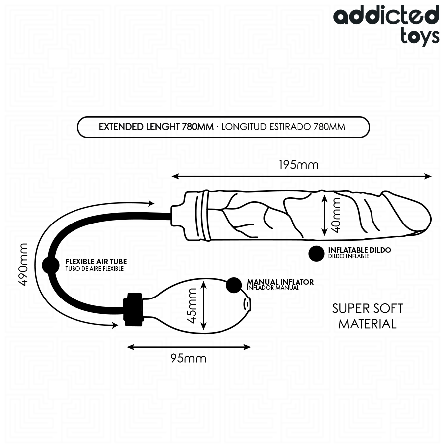 ADDICTED TOYS - DILDO INFLABLE MODELO 2 – Image 4