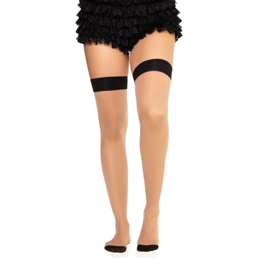 LEG AVENUE - 1963 BAS EN SPANDEX À COUTURE ARRIÈRE NOIRS - TAILLE UNIQUE – Image 5