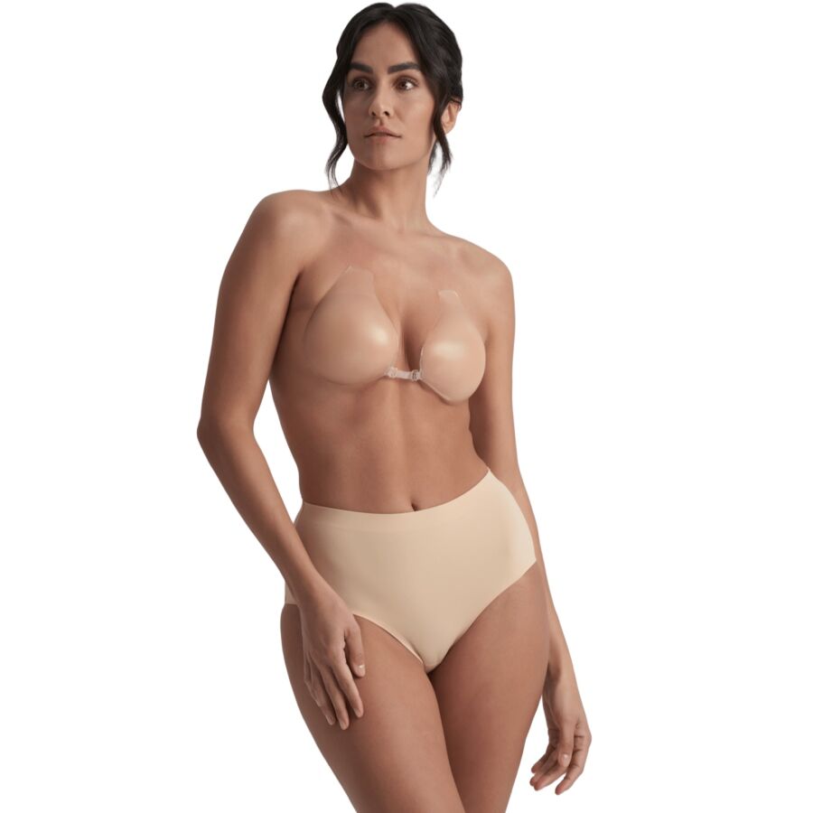 BYE-BRA - COPAS DE SILICONA BEIGE COPA A