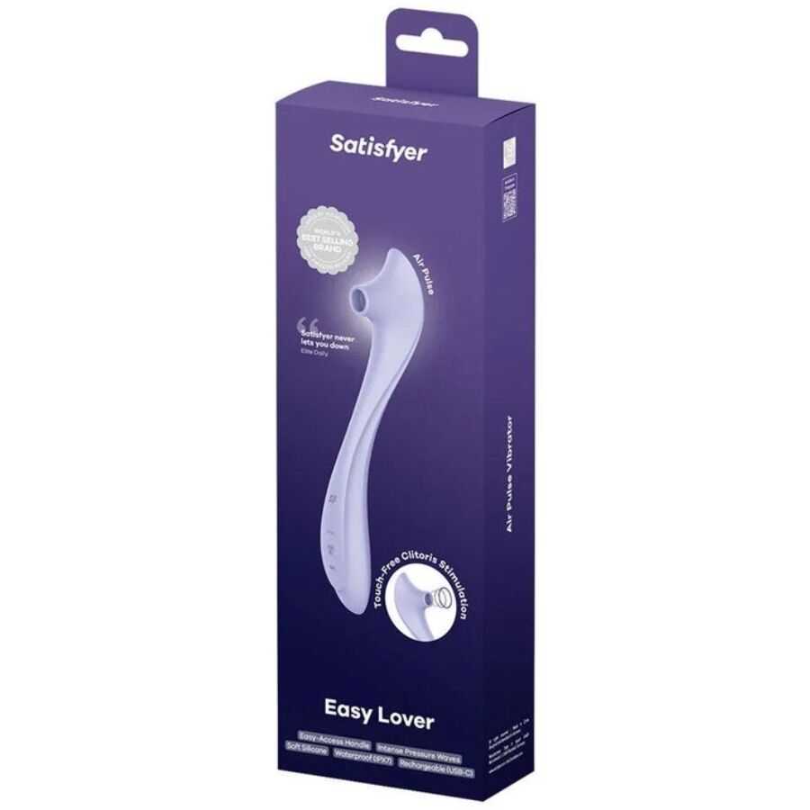 SATISFYER - EASY LOVER VIBRADOR ESTIMULADOR AIR PULSE – Image 5