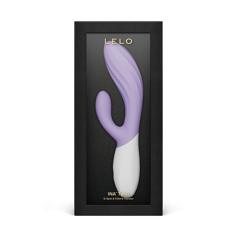 LELO - INA TWIST DOUBLE VIBRATEUR LAPIN POUR LE POINT G ET LE CLITORIS LAVANDE – Image 4