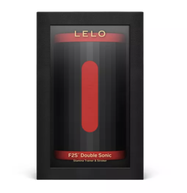 LELO - F2S DOUBLE SONIC STROKER MÂLE AVEC DOUBLE STIMULATION SONIQUE ROUGE – Image 3