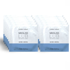 MIXGLISS - LUBRIFIANT NATUREL BASE DEAU 12 UNIDOSE 4 ML