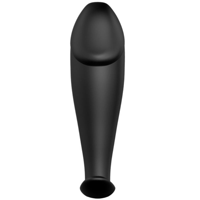 PRETTY LOVE - PLUG ANAL EN SILICONE FORME PÉNIS ET 12 MODES DE VIBRATION NOIR – Image 2