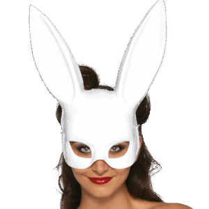 LEG AVENUE - MASQUERADE MASQUE DE LAPIN BLANC