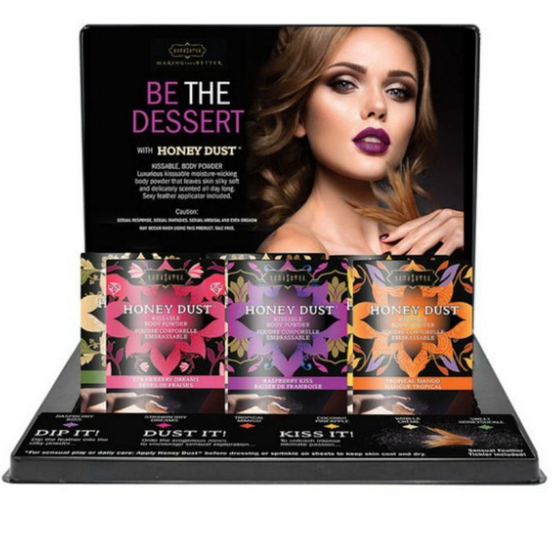 KAMASUTRA - PRÉSENTOIR POUDRE COMESTIBLE POUDRE DE MIEL