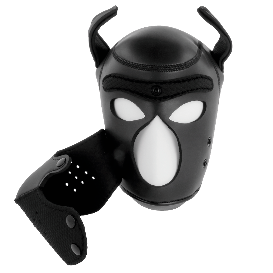 DARKNESS - MASQUE POUR CHIEN EN NÉOPRÈNE AVEC MUSEAU AMOVIBLE M – Image 3