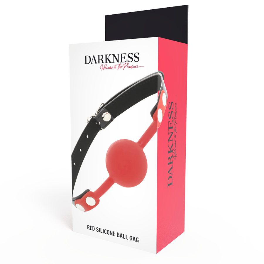 DARKNESS - BÂILLON EN SILICONE ROUGE – Image 4