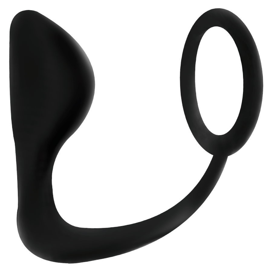 ADDICTED TOYS - PLUG ANAL AVEC ANNEAU PÉNIS NOIR – Image 3