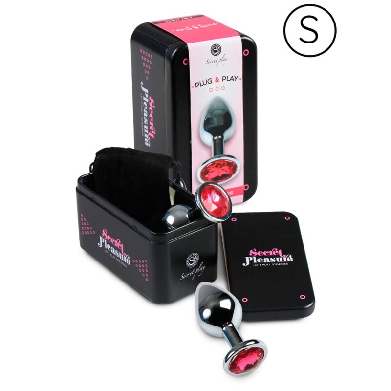 SECRETPLAY - PLUG ANAL ALUMINIUM FUCHSIA 7 CM – Image 2
