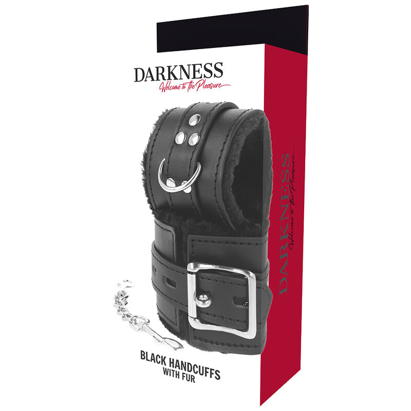 DARKNESS - MENOTTES BDSM DOUBLÉES NOIRES – Image 5