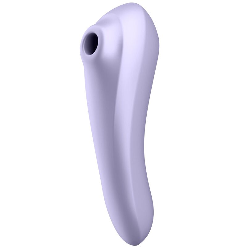 SATISFYER - VIBRATEUR DUAL PLEASURE AIR PULSE MAUVE – Image 3